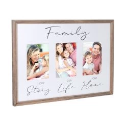 Malden 4x6 Family Collage Wood Picture Frame, 17.75x13.5 -Decor Home Shop 4x6 Family Collage Wood Picture Frame 3600346 02