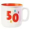 Hallmark 50 Mug, 16 Oz. -Decor Home Shop 50 Ceramic Mug 1BID1070 01