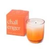Paddywax Enneagram Challenger Incense And Smoke Jar Candle, 6 Oz. -Decor Home Shop 8 Challenger Orange Ombre Glass Jar Candle EN0608 01