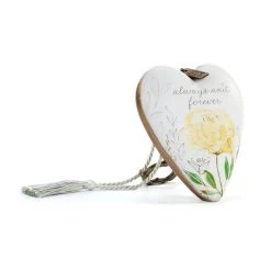 Demdaco Always & Forever Art Heart With Key Stand -Decor Home Shop Always Forever Heart Sculpture With Key 1003480432 02