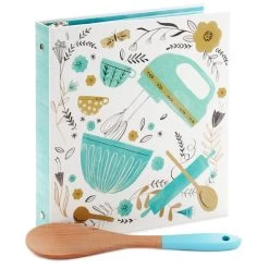 Hallmark Baking Icons Recipe Organizer Book With Wooden Spoon -Decor Home Shop Baking Icons Recipe Organizer Book With Wooden Spoon 1TOG1025 04