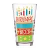 Lolita Birthday Beer Handpainted Pint Glass, 16 Oz. -Decor Home Shop Birthday Beer Handpainted Pint Glass 6011644 01