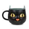 Hallmark Black Cat Glow-in-the-Dark Mug, 22 Oz. -Decor Home Shop Black Cat With GlowintheDark Eyes Halloween Mug 1HGN1291 01