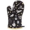 Hallmark Harry Potter™ Magical Icons Oven Mitt -Decor Home Shop Black Oven Mitt With Harry Potter Icons Design 1HPO1102 01