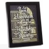 Hallmark Harry Potter™ Friendship And Bravery Hermione Granger™ Framed Quote Sign, 8x10