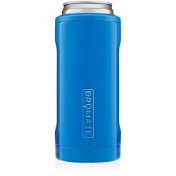 BruMate Royal Blue Stainless Steel Skinny Can Cooler, 12 Oz.
