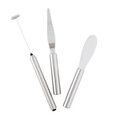 Breakfast Tools In Cardboard Book Box, Set Of 3