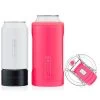 BruMate Neon Pink Stainless Steel 3-in-1 Can Cooler, 12/16 Oz. -Decor Home Shop Bright Pink 3in1 Can Cooler HT16NP 01