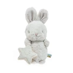 Bunnies By The Bay Sweet Bloom Bunny Stuffed Animal With Toy Sun, 9" -Decor Home Shop Bunnies by the Bay Gray Bunny Stuffed Animal With Toy Sun 104327 03