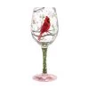 Enesco Lolita Cardinal Beauty Handpainted Wine Glass, 15 Oz.
