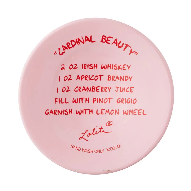 Enesco Lolita Cardinal Beauty Handpainted Wine Glass, 15 Oz. 6 Enesco Lolita Cardinal Beauty Handpainted Wine Glass, 15 Oz. - Image 4