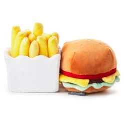 Hallmark Better Together Burger And Fries Magnetic Plush, 5" -Decor Home Shop Cheeseburger and French Fries Magnetic Plush 1KID1643 03