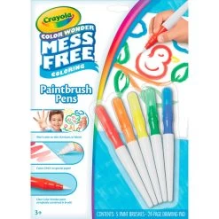 Crayola® Color Wonder Paintbrush Pens And Drawing Pad Set