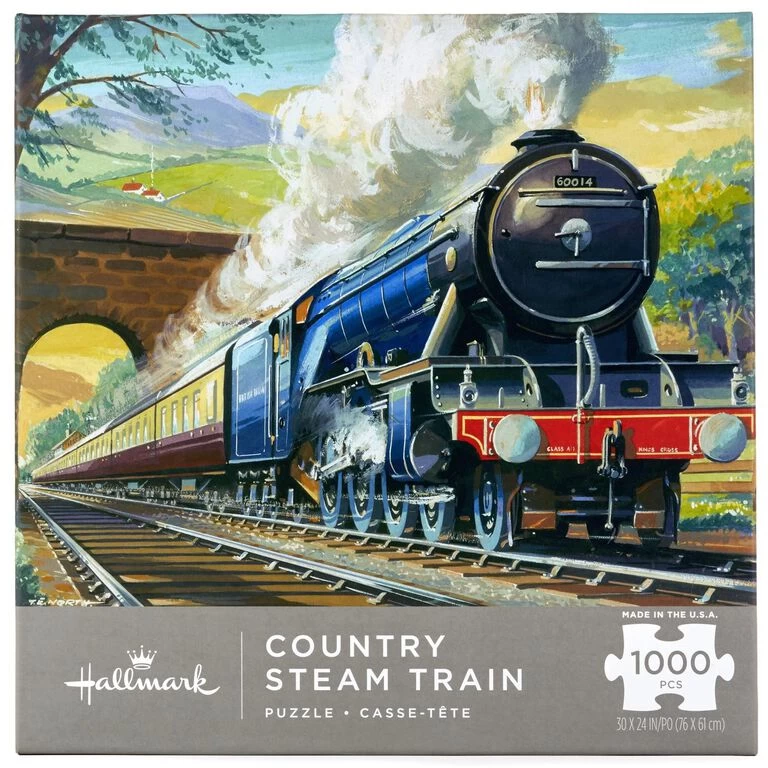 Hallmark Country Steam Train 1,000-Piece Puzzle 3 Hallmark Country Steam Train 1,000-Piece Puzzle