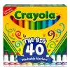 Crayola Washable Markers, 40-Count -Decor Home Shop Crayola Big 40 Box of Washable Markers 587858 01