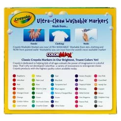 Crayola Washable Markers, 40-Count -Decor Home Shop Crayola Big 40 Box of Washable Markers 587858 03