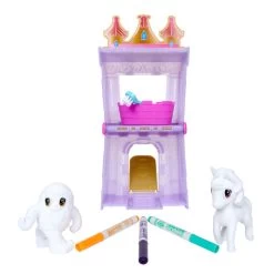 Crayola® Scribble Scrubbie Peculiar Pets Palace Coloring Set -Decor Home Shop Crayola Unicorn Yeti in Palace Color Wash Toy 747357 02