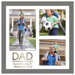 Malden Dad Modern Collage Picture Frame