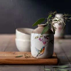 Demdaco Hummingbirds In Flight Ceramic Vase -Decor Home Shop Dean Crouser Hummingbirds in Flight Ceramic Vase 1004610165 02