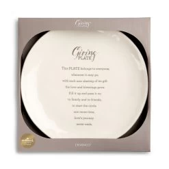 Demdaco Ceramic Giving Plate, 9.5" -Decor Home Shop Demdaco Ceramic Giving Plate 1004100086 03