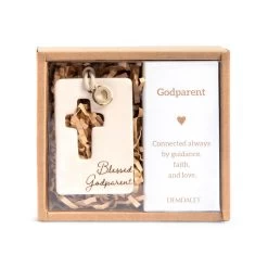 Demdaco Godparent Token -Decor Home Shop Demdaco Godparent Ceramic and Metal Token 5004830030 02