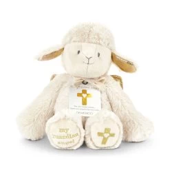 Demdaco Guardian Angel Plush Lamb, 7" -Decor Home Shop Demdaco Guardian Angel Plush Lamb 5004830014 02