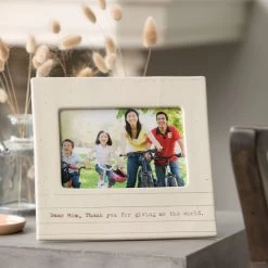 Demdaco Dear You Mom Picture Frame, 4x6 -Decor Home Shop Demdaco Thank You Mom Ceramic Picture Frame 1004750026 03