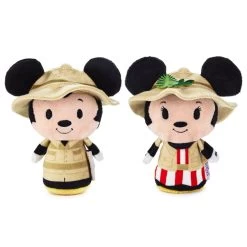 Hallmark Itty Bittys® Walt Disney World 50th Anniversary Jungle Cruise Mickey And Minnie Plush, Set Of 3 -Decor Home Shop Disney Jungle Cruise Boat Mickey and Minnie itty bittys 1KDD2118 03