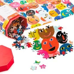 Hallmark Share Smiles 550-Piece Jigsaw Puzzle -Decor Home Shop Diverse and Colorful Faces 550 Piece Jigsaw Puzzle 1PUZ1430 02