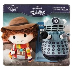 Hallmark Itty Bittys® Doctor Who The Fourth Doctor And Dalek Plush, Set Of 2 -Decor Home Shop Doctor Who Fourth Doctor and Dalek Plush itty bittys 1KDD2078 03