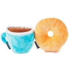 Hallmark Better Together Donut And Coffee Magnetic Plush, 5" -Decor Home Shop Donut and Coffee Magnetic Plush 1KID2092 03
