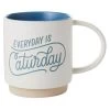 Hallmark Everyday Is Caturday Mug, 16 Oz. -Decor Home Shop Everyday Is Caturday Ceramic Mug 1MUG3549 01