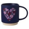 Hallmark Floral Heart Mug, 16 Oz. -Decor Home Shop Floral Heart Ceramic Mug 1MUG3545 01