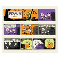 Hallmark Peanuts® Franken-Snoopy Comic Blanket, 50x60 -Decor Home Shop Frankenstein Snoopy Comic Strip Blanket 1HGN1516 03