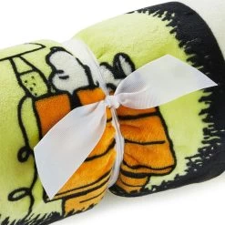 Hallmark Peanuts® Franken-Snoopy Comic Blanket, 50x60 -Decor Home Shop Frankenstein Snoopy Comic Strip Blanket 1HGN1516 04