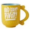 Hallmark Friends Pivot Sculpted Mug, 19 Oz. 2 Hallmark Friends Pivot Sculpted Mug, 19 Oz. -Decor Home Shop Friends Bad Day Pivot Yellow Coffee Mug 1PCL1000 01