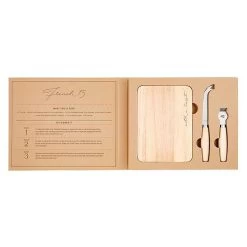 Garnish Tools In Cardboard Book Box, Set Of 3 -Decor Home Shop Garnish Tools in Cardboard Book Box G5272 03