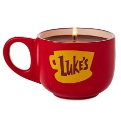 Hallmark Gilmore Girls Coffee-Scented Luke's Diner Mug Candle -Decor Home Shop Gilmore Girls CoffeeScented Candle in Lukes Diner Mug 1PCL1012 02