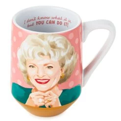Hallmark Rose The Golden Girls You Can Do It Mug, 15 Oz. -Decor Home Shop Golden Girls Rose Mug 1GOL1036 03