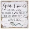 Good Friends Petite Pallet 8" Wood Quote Sign -Decor Home Shop Good Friends Wood Quote Sign PET15408 01