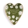Demdaco Grateful Art Heart Trinket Dish -Decor Home Shop Grateful Art Heart Trinket Dish 1003480400 01