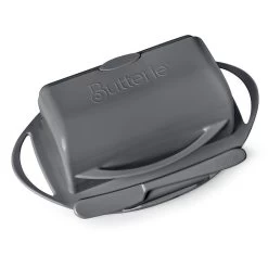 Gray Butterie Flip-Top Butter Dish -Decor Home Shop Gray Plastic FlipTop Butter Dish With Knife BTRGRY1010 03