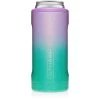 BruMate Glitter Mermaid Stainless Steel Skinny Can Cooler, 12 Oz. -Decor Home Shop Green and Purple Slim Can Cooler HS12GLTQ 01