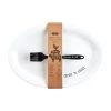 Mud Pie BBQ Serving Platter & Silicone Brush, Set Of 2 -Decor Home Shop Grill n Chill Serving Platter Silicone Brush Set 40700566 01