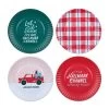 Hallmark Channel Appetizer Plates, Set Of 4 -Decor Home Shop Hallmark Channel Assorted Ceramic Appetizer Plates 1XKT3528 01