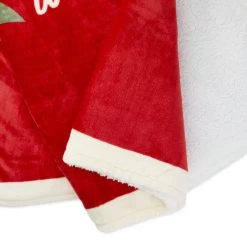 Hallmark Channel Red Oversized Blanket, 60x80 -Decor Home Shop Hallmark Channel FamilySized Blanket 1XKT3505 06