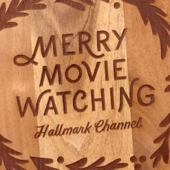 Hallmark Channel Merry Movie Watching Charcuterie Board -Decor Home Shop Hallmark Channel Merry Movie Watching Charcuterie Board 1XKT3510 03