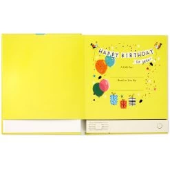 Hallmark Happy Birthday To You! Recordable Storybook With Music -Decor Home Shop Happy Birthday to You Recordable Storybook With Music 1KOB1233 04