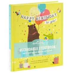 Hallmark Happy Birthday To You! Recordable Storybook With Music -Decor Home Shop Happy Birthday to You Recordable Storybook With Music 1KOB1233 06