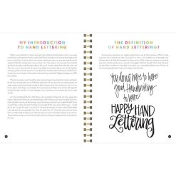 Happy Hand Lettering How-To Guide Book -Decor Home Shop Happy Hand Lettering HowTo Guide Book root 89898 89898 02.jpg Source Image